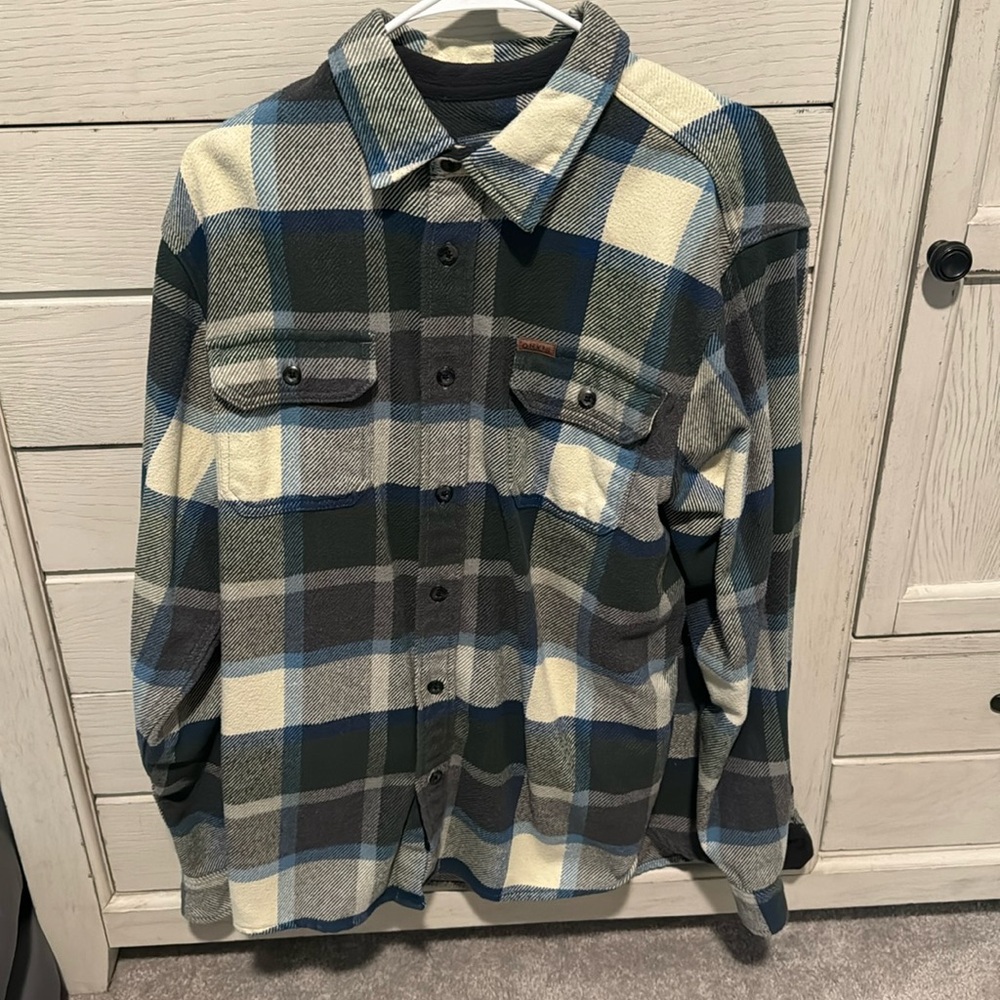 Orvis Flannel Shirt Jacket L